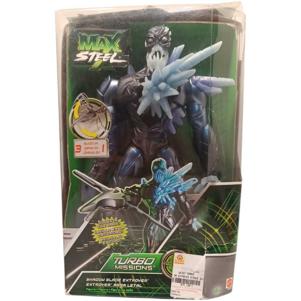 Boneco Extroyer Arma Letal Max Steel Elementor Na Caixa (Usado)