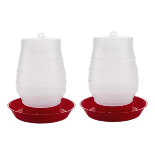 KIT 2 UN BEBEDOURO 2 LITROS GALINHA E AVES