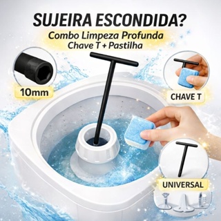 Chave T 10mm Pastilha Percarbonato Chave Longa Agitador Lavadora Máquina de Lavar Brastemp Electrolux Universal Limpeza em Oferta na Shopee
