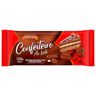 Chocolate Ao Leite 1 Kg Ki-Kakau Cobertura Confeiteiro | Barra para Derreter, Doces e Confeitaria