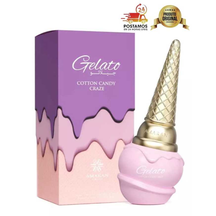 Perfume Árabe Unisex Gelato Cotton Candy Craze Amaran Eau de Parfum