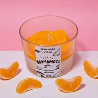 Vela Aromática de Bergamota Perfumada em Oferta na Shopee