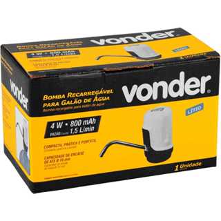 Bomba recarregável para galão de água - Vonder em Oferta na Shopee
