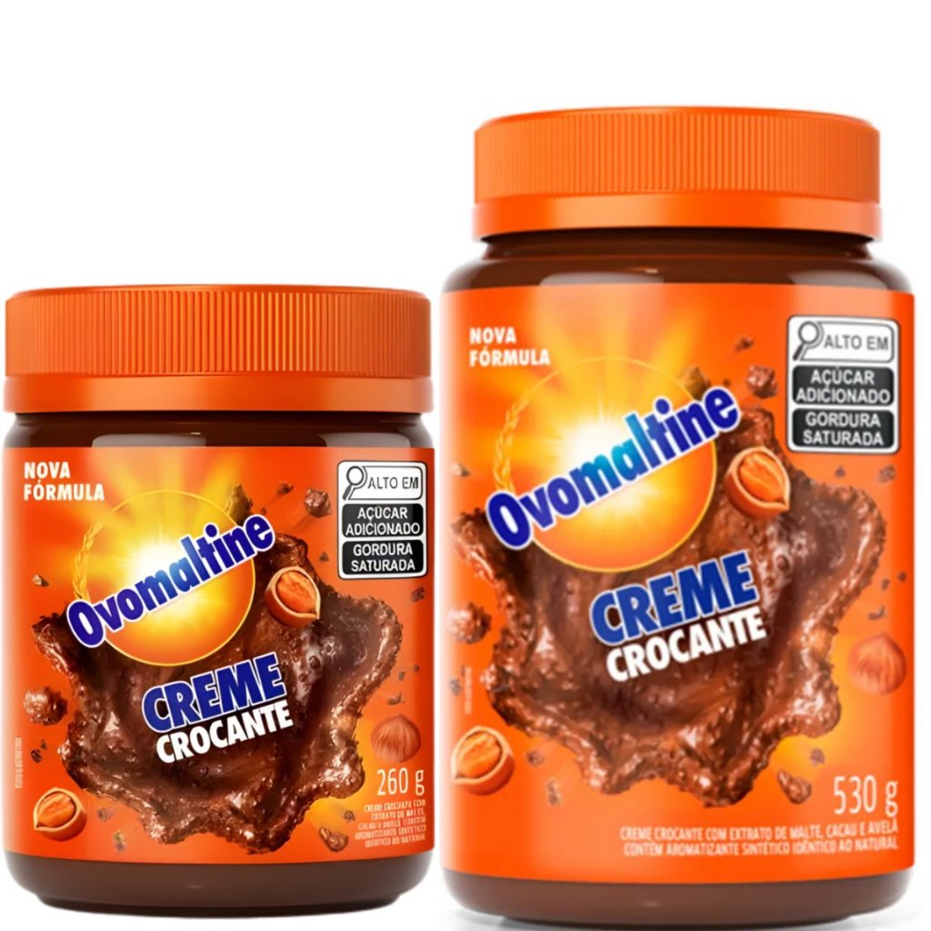 Creme Crocante Cacau e Avelã Ovomaltine Original Ideal para Pães e Sobremesas em Oferta na Shopee
