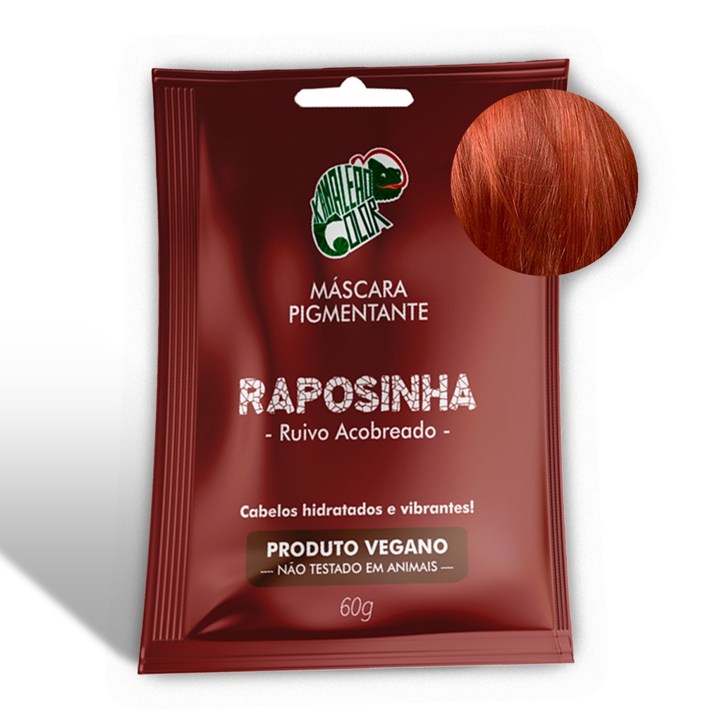 Máscara Pigmentante Kamaleão Color - Raposinha - Sachê 60g