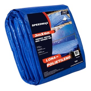 Lona 4x3 Mt Azul Plastica Impermeavel Multiuso em polietileno em Oferta na Shopee