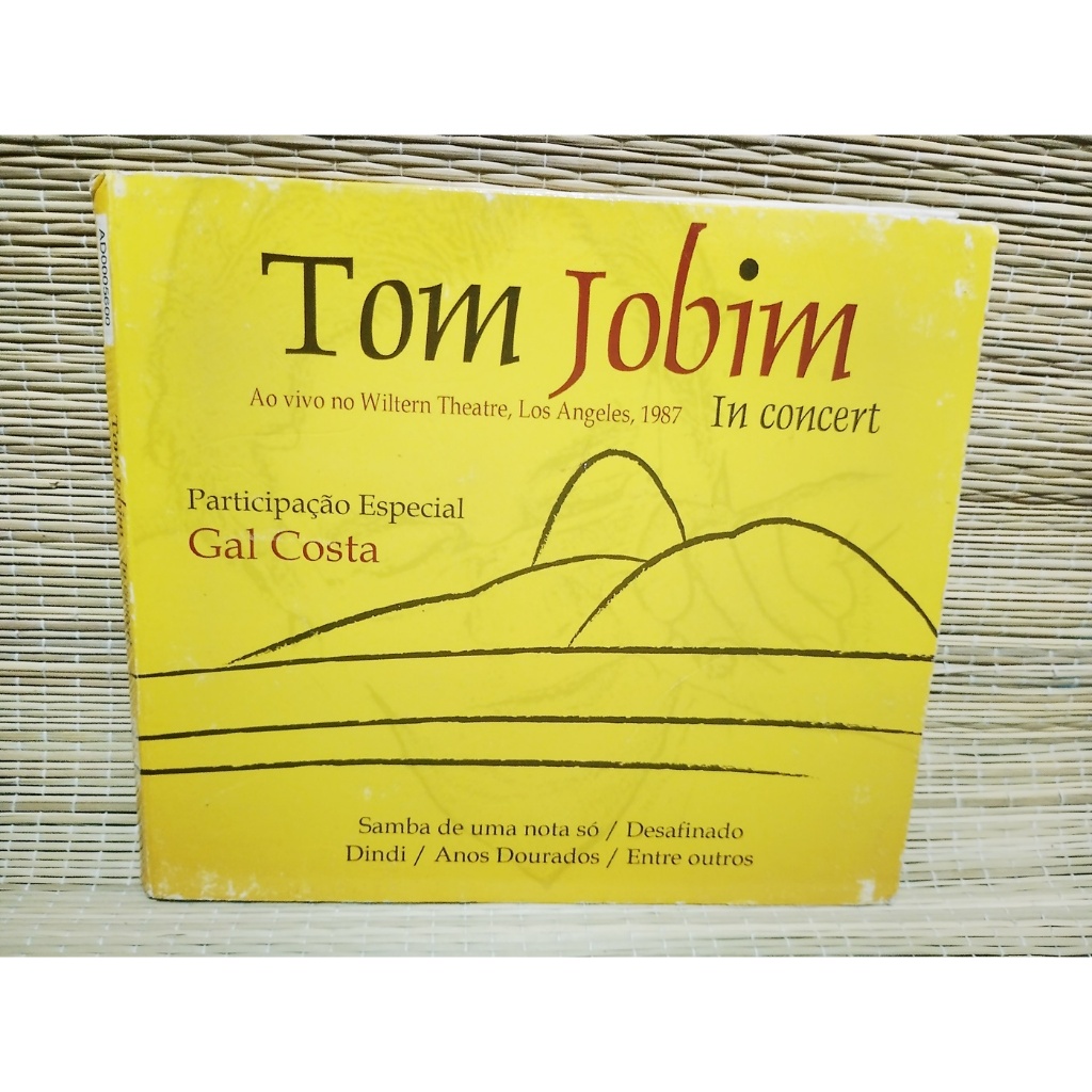 CD Digipack Tom Jobim - Tom Jobim In Concert, Ao Vivo No Wiltern Theatre, Los Angeles - Ano 1987