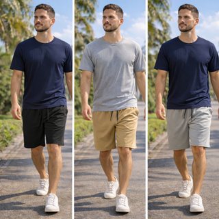 Bermuda Tactel Masculina Kit 3 Peças Academia Treino Esportiva Leve Verão Jois em Oferta na Shopee