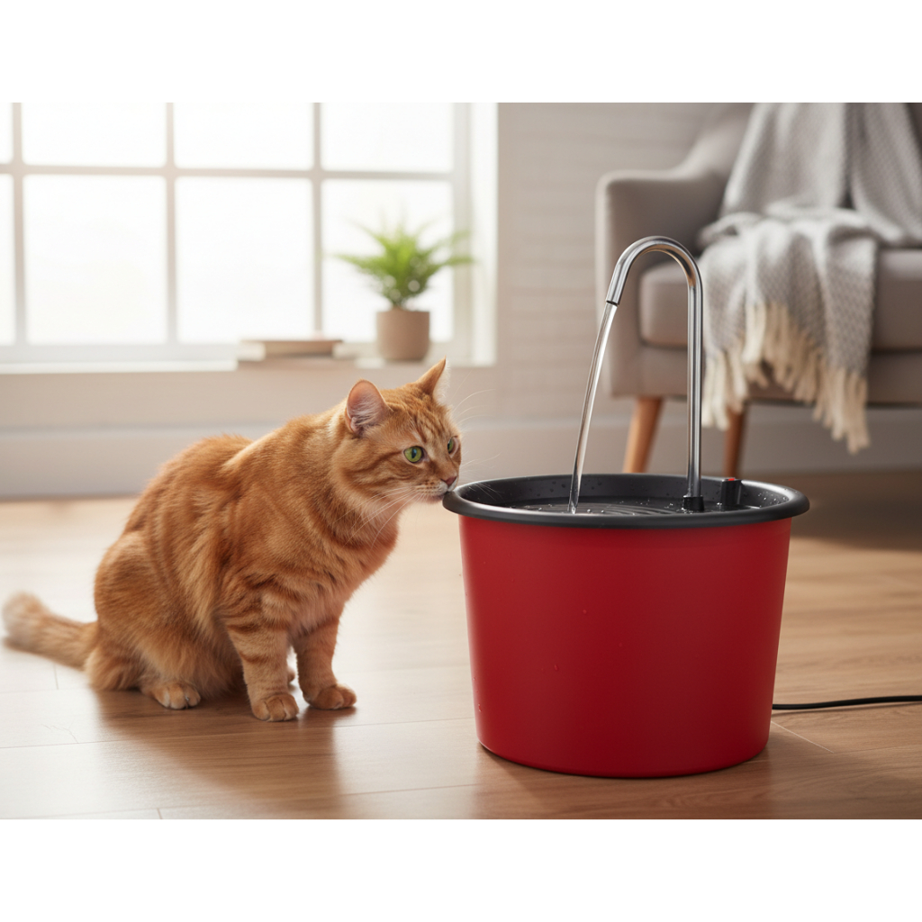 Fonte Bebedouro H2O Plus para Cães e Gatos de 1.5 Litros com Torneira Inox em Oferta na Shopee