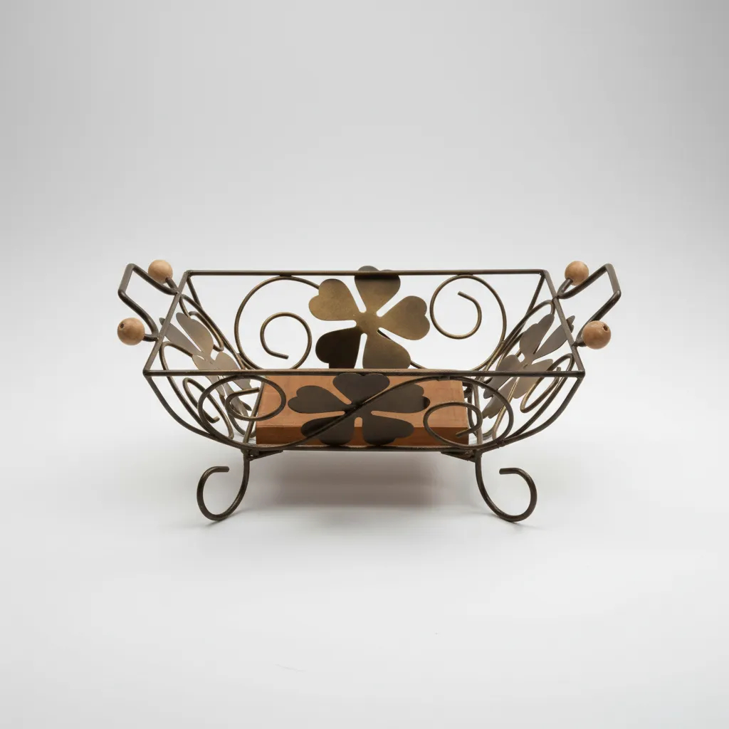 Fruteira Quadrada De Flor Para Mesas E Decorações em Oferta na Shopee