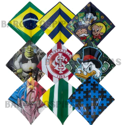 Pipas Papagaios Raias Flechinhas 35x35 100 Unidades Mega Promoção Atacado