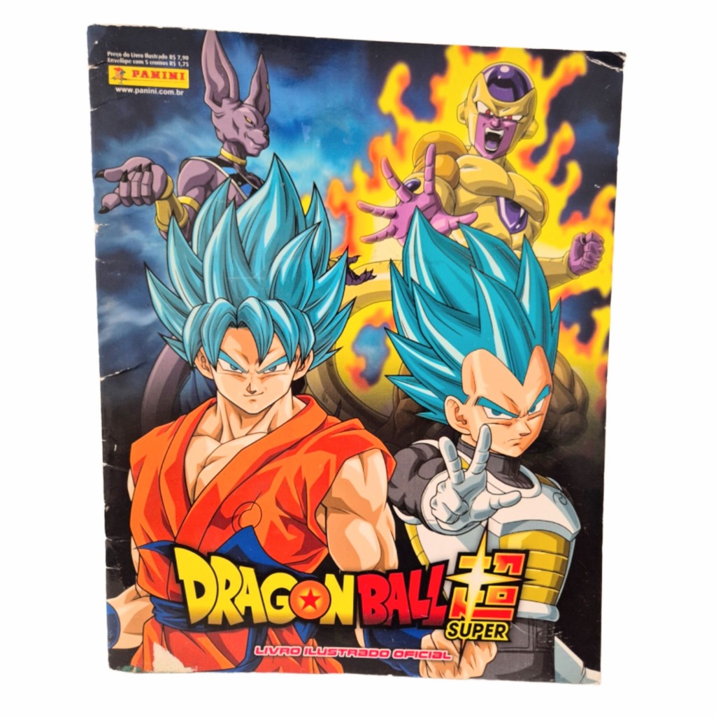 Álbum Figurinhas Dragon Ball Super (oficial vazio 2018)