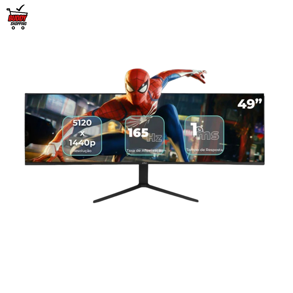 Monitor LED Curvo Ultrawide 34" com Alto-falante | Gamer Delta M3422auc Pro 2k 180Hz 1ms Rgb G-Sync FreeSync - Miniatura 4