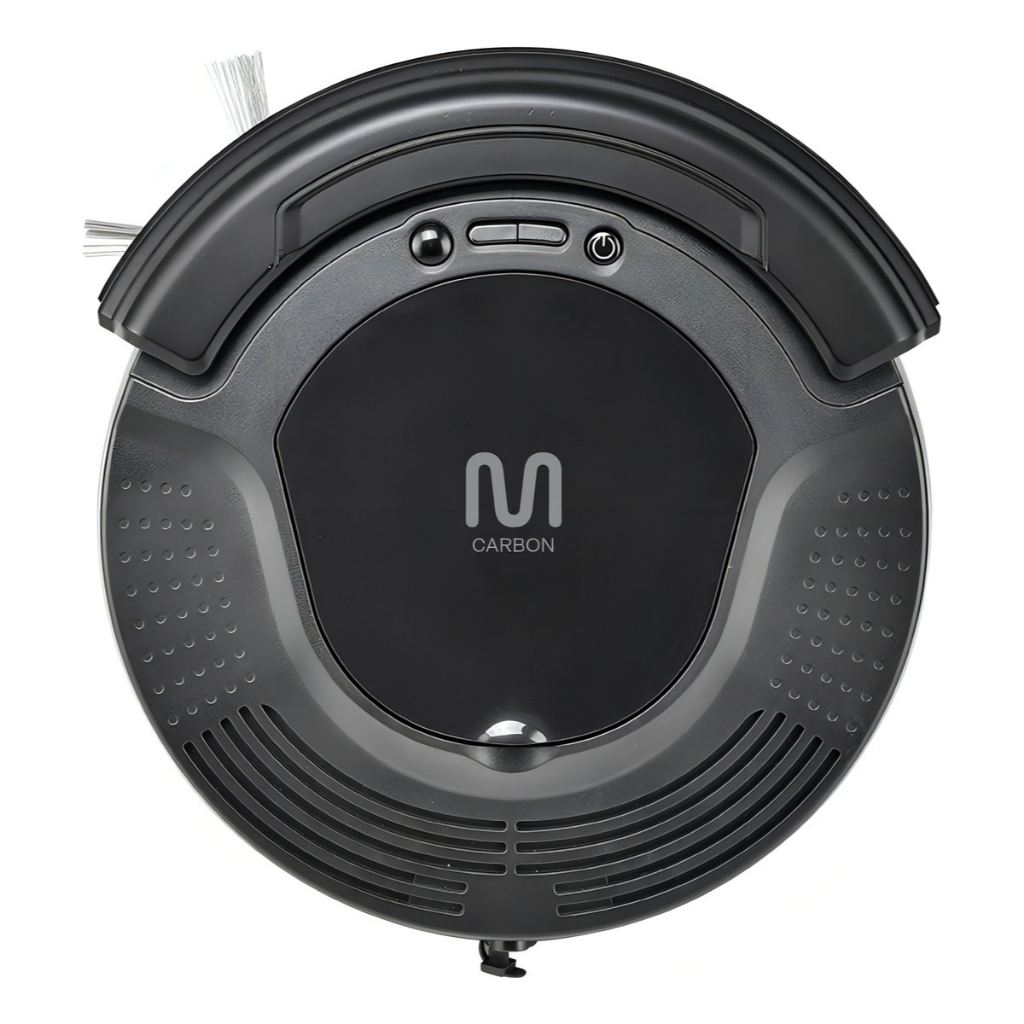 Aspirador Robô Multi Carbon 3 em 1 Varre Aspira Passa Pano Preto HO412
