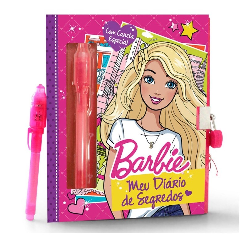 Livro Meu Diário De Segredos Diário Mágico Barbie Capa Dura Em Português 2017 Autor E Editora Ciranda Cultural