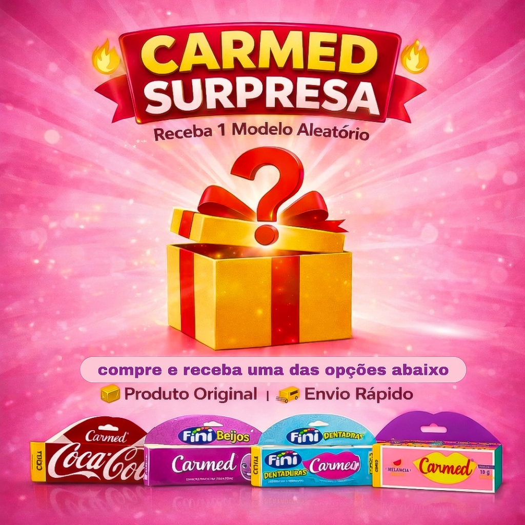 Carmed Surpresa, Hidratante Labial Carmed Lip Balm Carmed Carmed Fini — R$ 19,99 em Shopee, 50% OFF