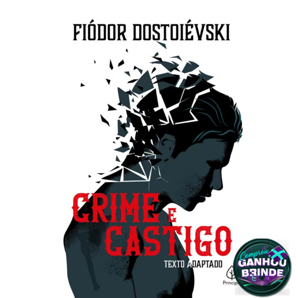Livro Crime e castigo Fiódor Dostoiévski Principis Literatura Inteligência Emocional