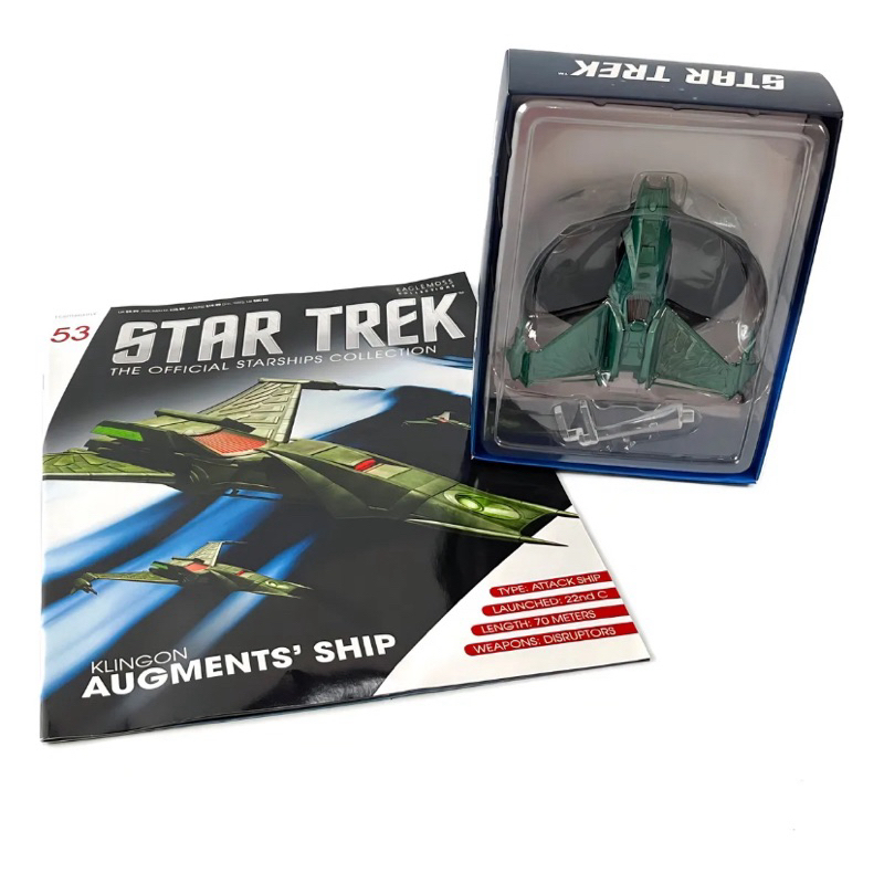 Nave Klingon Augments' Ship Coleção Star Trek Eaglemoss Ed. 53