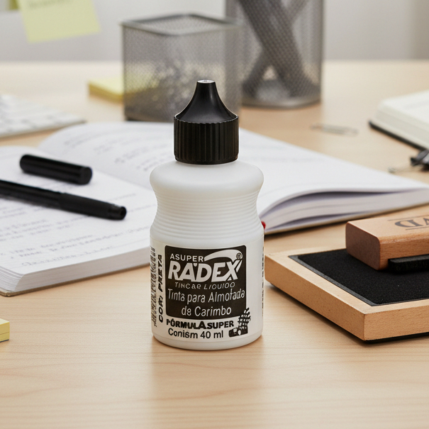 Tinta Almofada Para Carimbo Pequena Radex em Oferta na Shopee