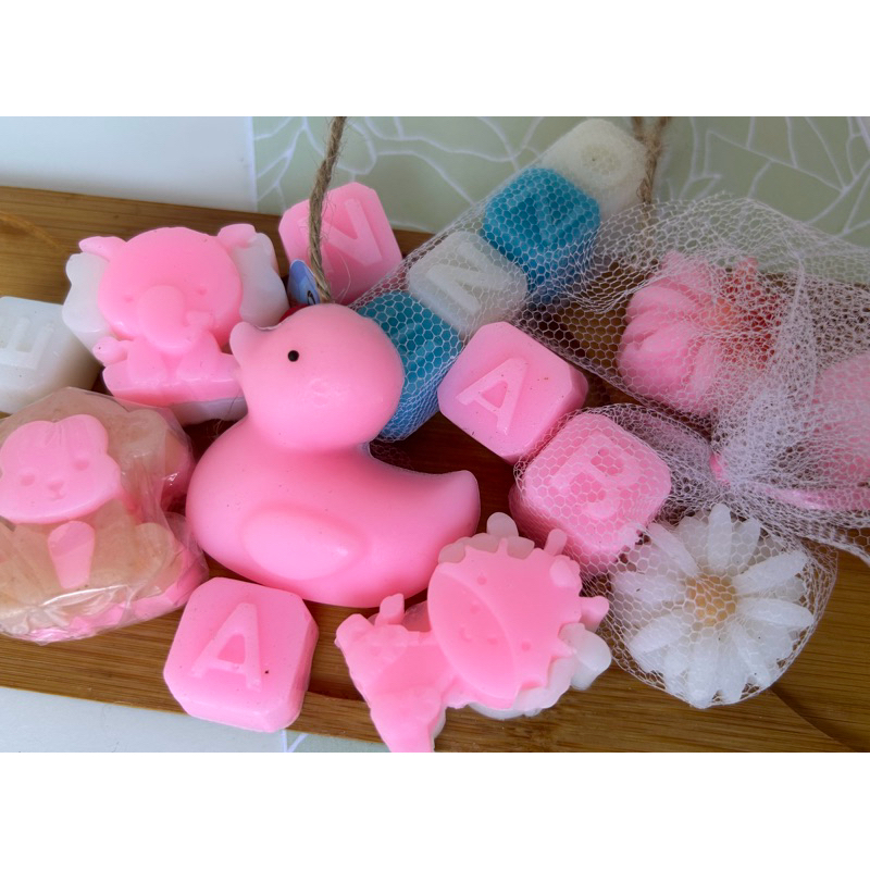 Lembrancinhas Personalizadas Safari, Patinho, Flor e Letras – Bichinhos de Encaixe – Chá de Bebê e Aniversário Infantil
