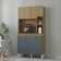 Armário Paneleiro de Cozinha Completo Com Portas E Gaveta Organizador Casa Multiuso Duda 172x90x35cm