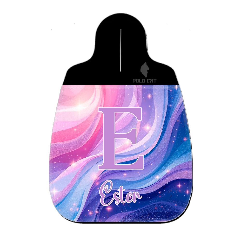 Lixeira De Carro Personalizado Com Nome Éter Cintilante Colorido