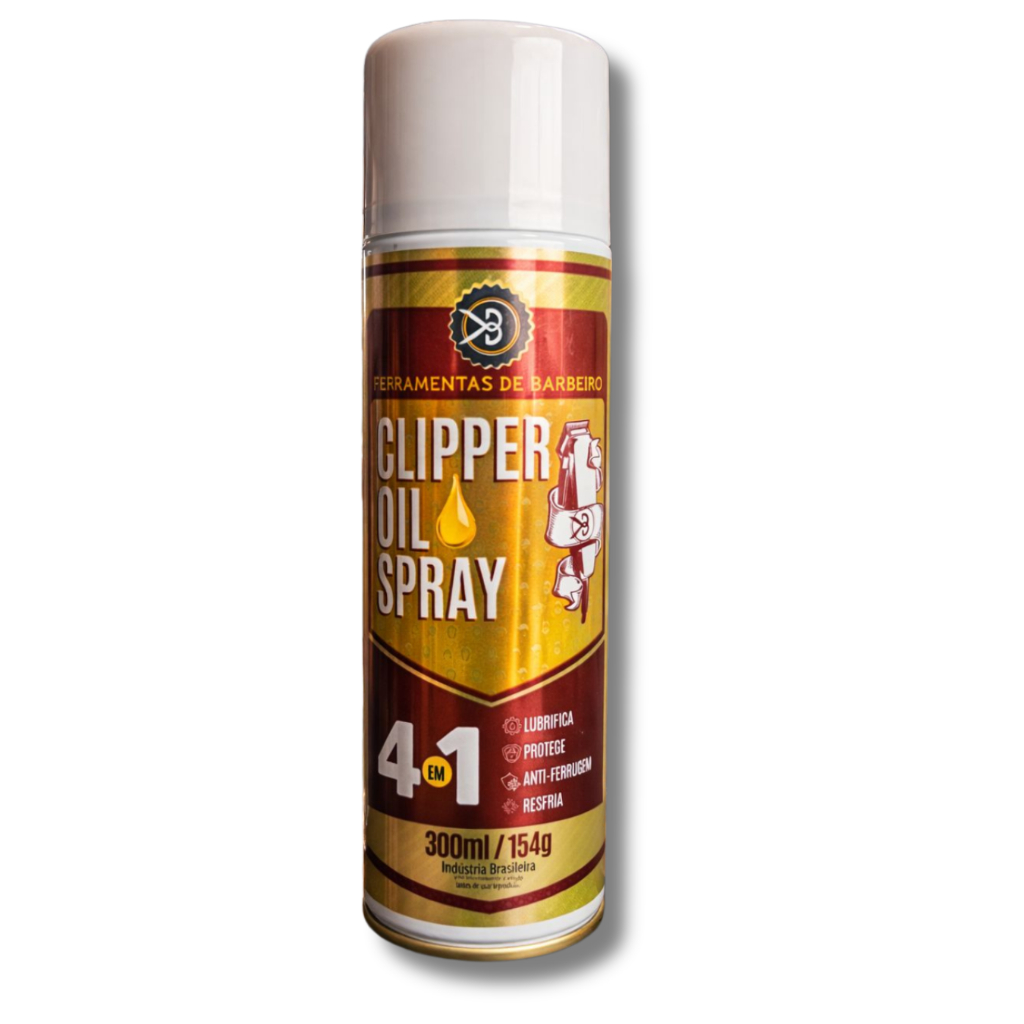 Óleo Spray Lubrificante de Máquinas 300ml - Ferramentas de Barbeiro