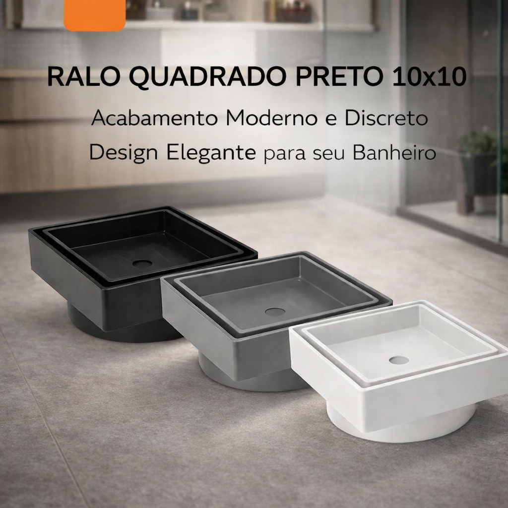 Ralo Oculto 10x10 ou 15x15 Invisível Inteligente Piso e Porcelanato em Oferta na Shopee