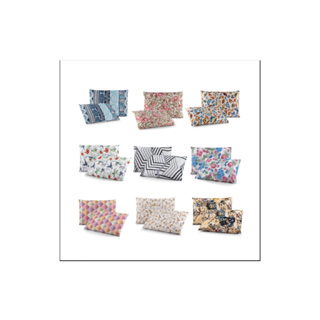 Par de Fronha com Zíper de Malha 100% Algodão Antialérgica Capa de Travesseiro Estampadas e Lisas em Oferta na Shopee