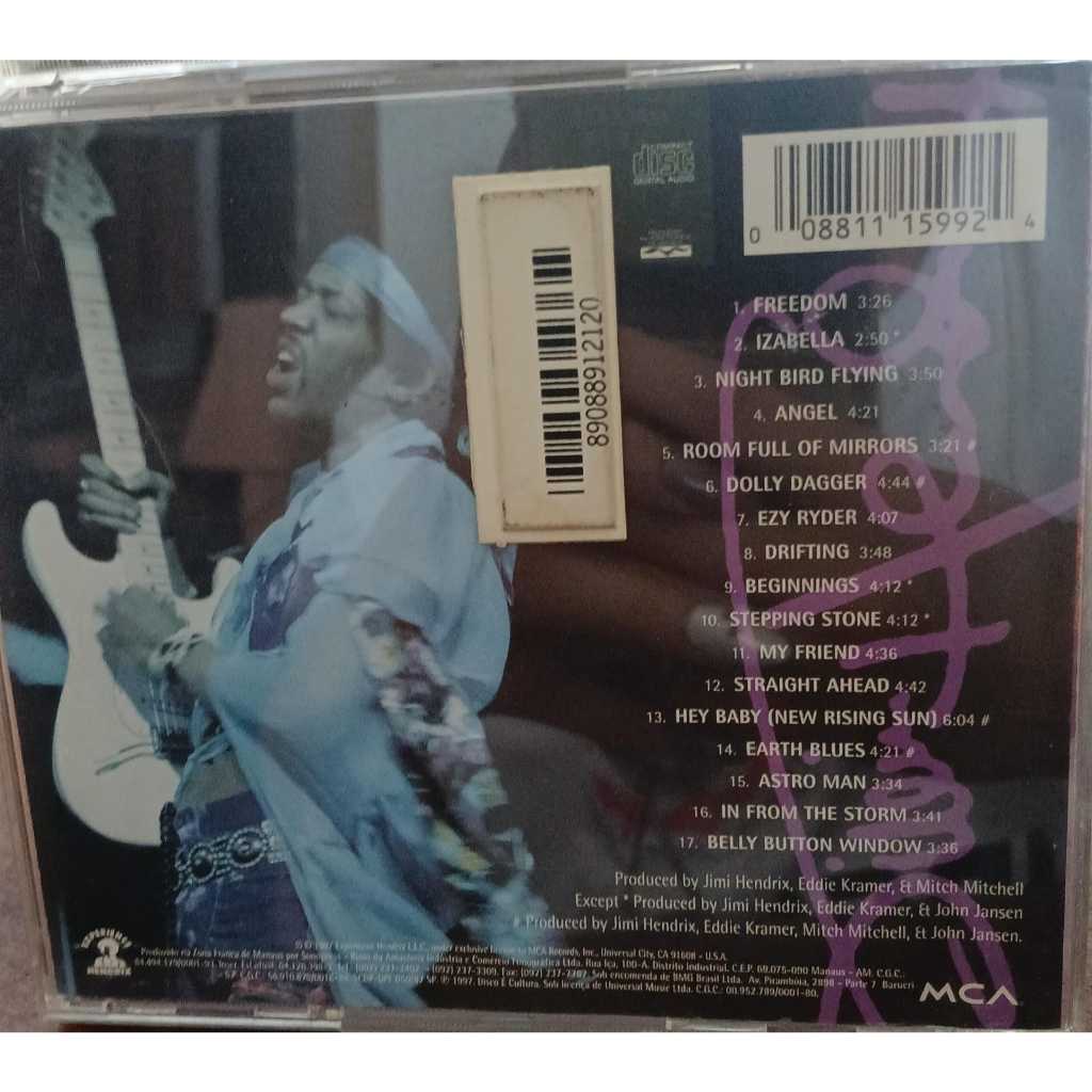 CD JIMI HENDRIX FIRST RAYS OF THE  NEW RISING SUN  2085