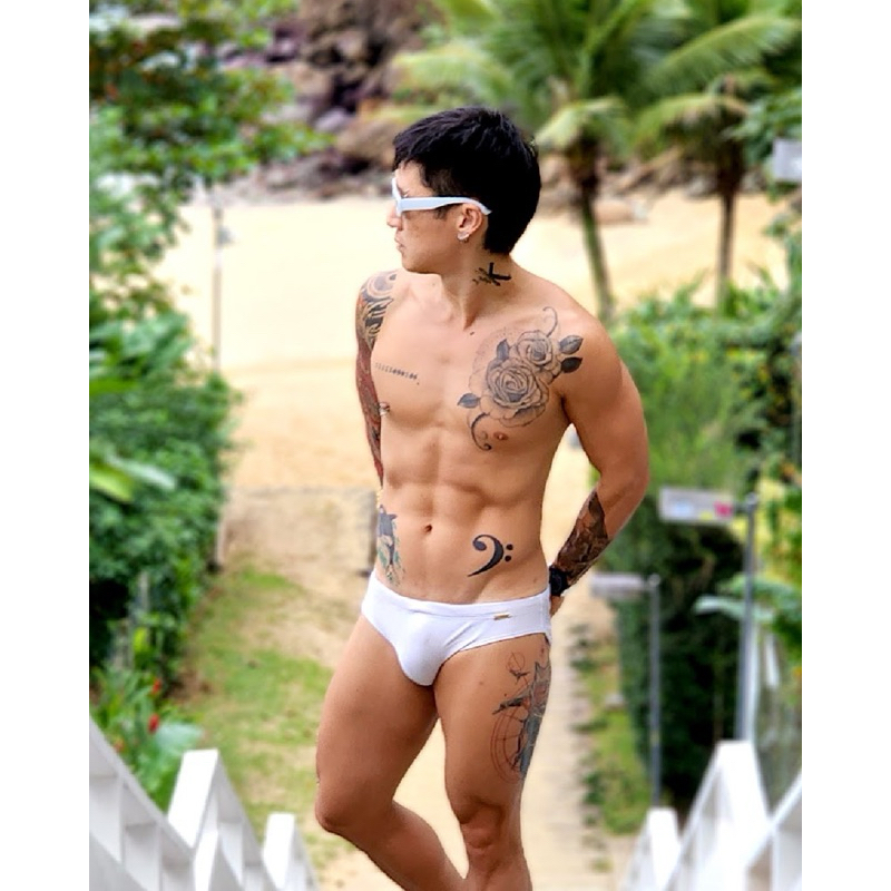 Sunga Masculina  Slim Branca - Sunga Cavada