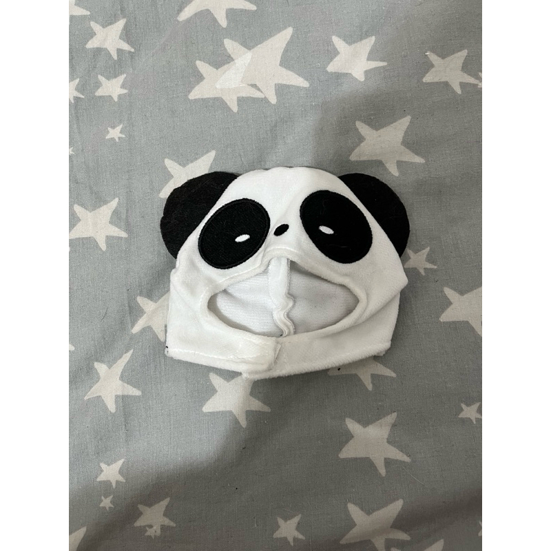 Touca Touquinha para Pet Animal Gato Cachorro Panda Kawaii Fofo