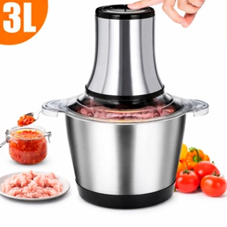 3L Picador De Alimentos Moedor De Carne Mixer Elétrica Processador Cozinha Casa Alho - 110v-220v em Oferta na Shopee