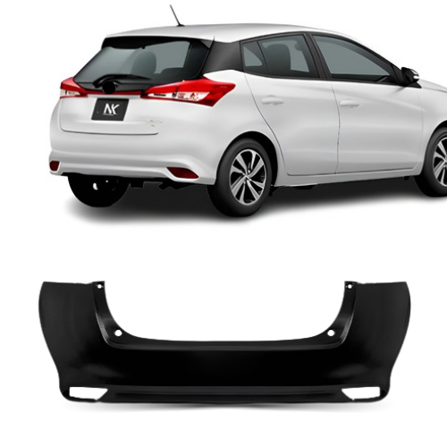Parachoque Traseiro Yaris Hatch 2018 2019 2020 2021 2022 1ª Linha Novo