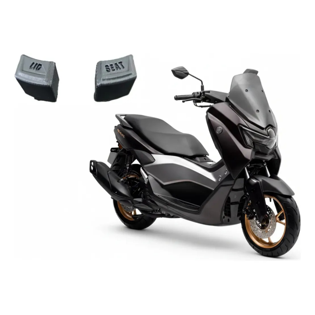 Kit Par Botão Bau Moto Nmax Lid Seat Yamaha Peça Reposição Lançamento