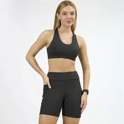 Short Feminino Selene Com Bolso Academia Lançamento Original