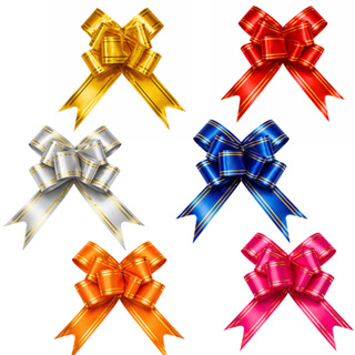 Kit 200 Laço Fácil Mágico Grande Para Presente Lacinho Pronto Fita Colorido Várias Cores e Tamanhos em Oferta na Shopee