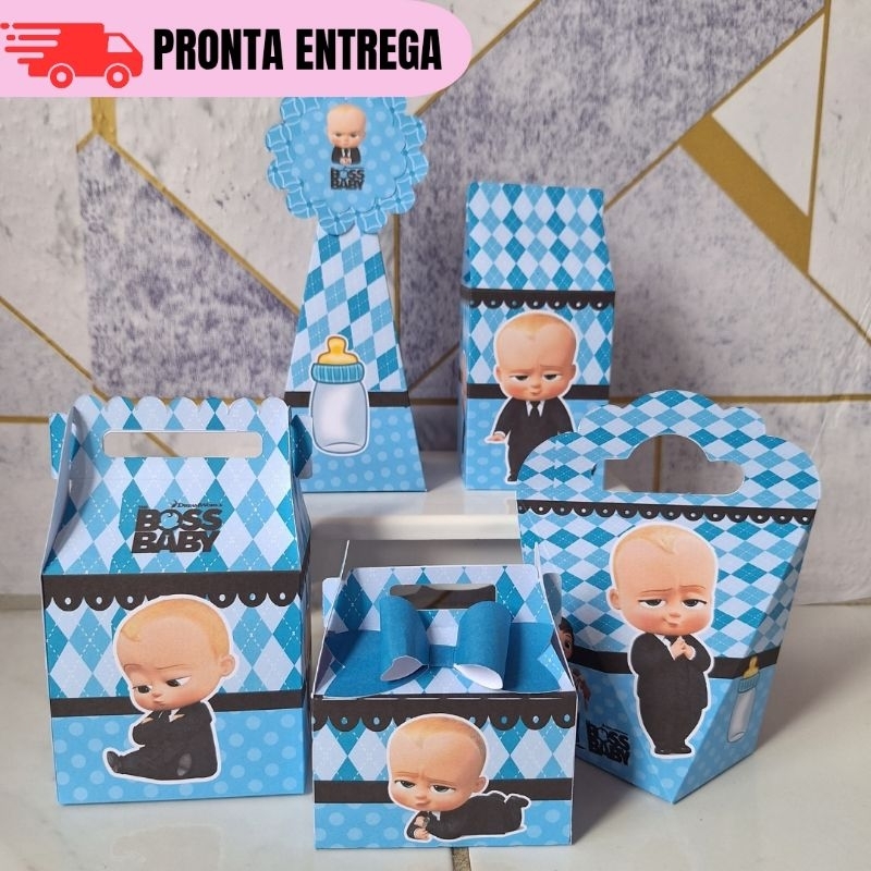 Kit Festa Poderoso Chefinho Personalizados Lembrancinhas Festa Infantil Aniversário PEGUE E MONTE