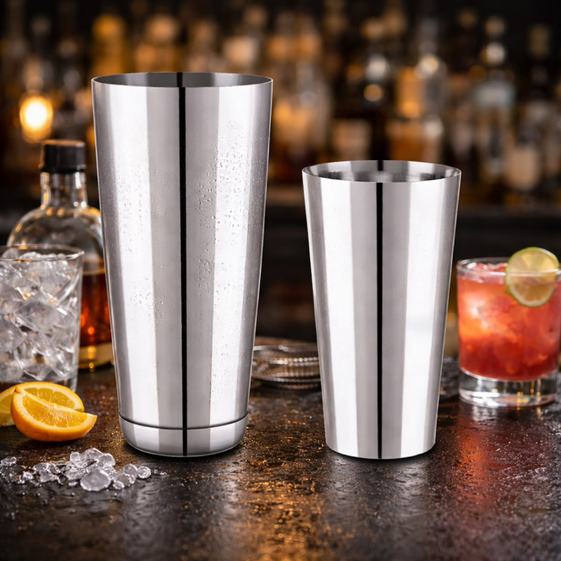 Coqueteleira Aço Inoxidável Boston Profissional 820ml Tin on Tin Lehavi Bar Bartender Cocktails Bebidas Drinks