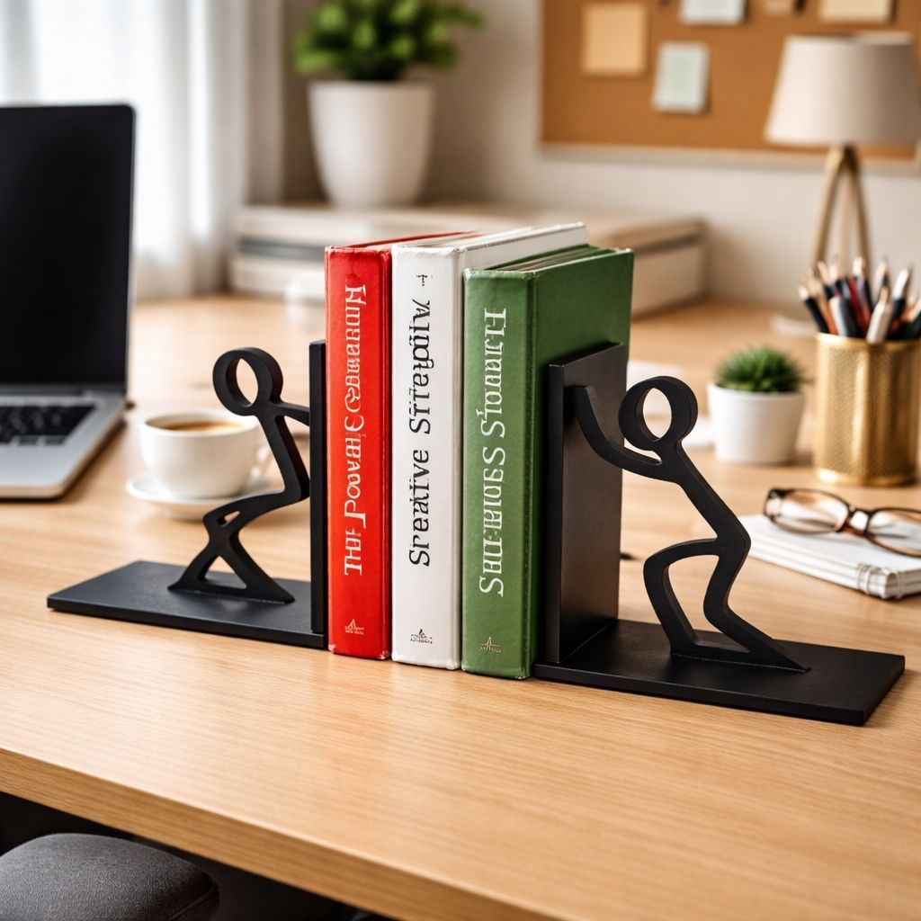 Suporte Aparador De Livros Em MDF Design Bonecos Decorativo Para Quartos Escrivaninhas em Oferta na Shopee
