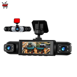 Câmera Veicular Automotiva KP-S146 720P Tela IPS 3.16 Pol Gravação Contínua Metal ABS Preto em Oferta na Shopee