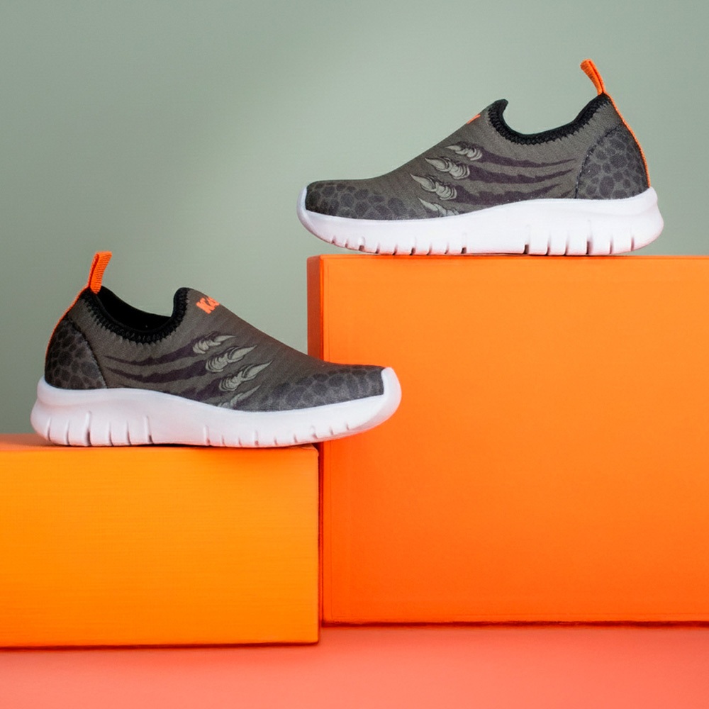 Tênis Infantil Menino Kidy Dino Calce Fácil Escolar Esportivo Casual Antiderrapante em Oferta na Shopee