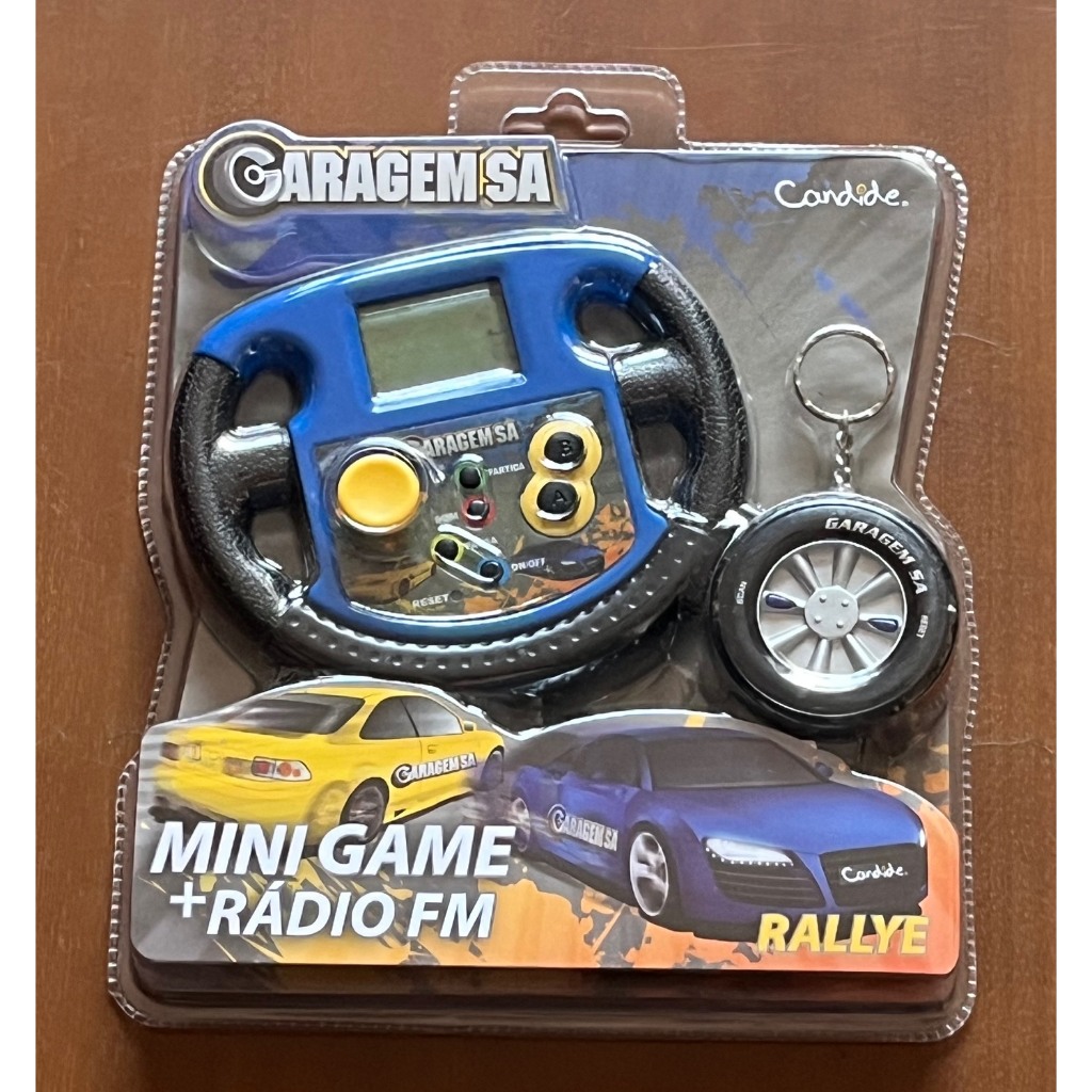 Mini Game Retrô + Rádio FM Garagem SA Lacrado sem Teste (Item Antigo de Estoque) Original da Candide. Pode não Funcionar