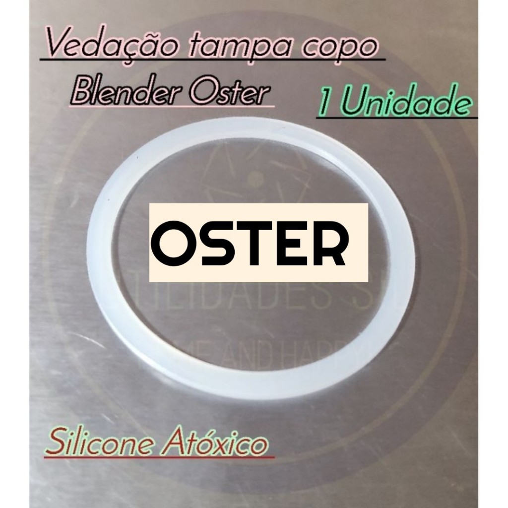 Anel Vedação Silicone Tampa Copo Blender Oster em Oferta na Shopee