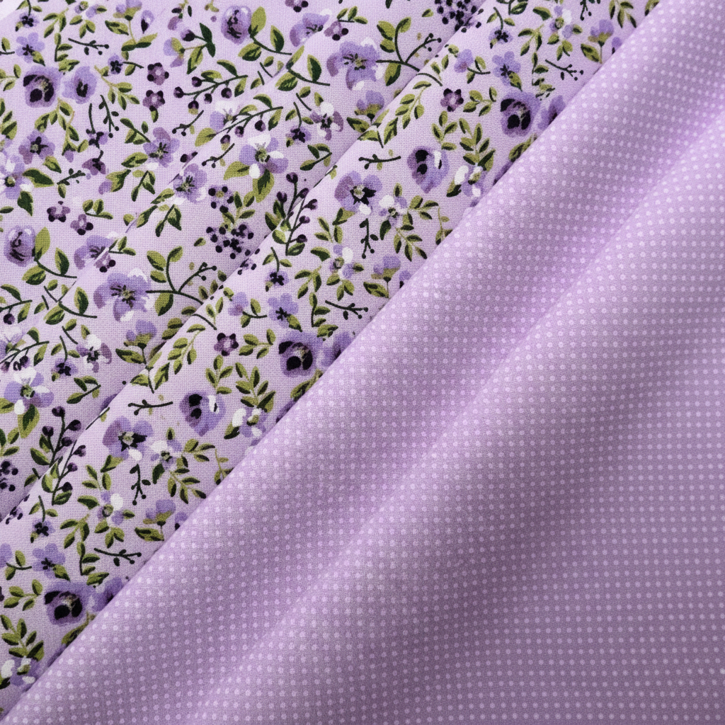 Tecido Tricoline 100% Algodão Compose Dois cortes de 50 cm x 1,5 mt de Largura