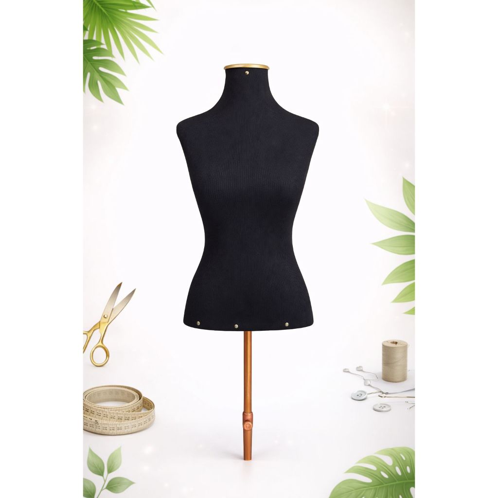 Busto Manequim Costureira Feminino 38/40/42 para Corte, Modelagem e Vitrine Profissional