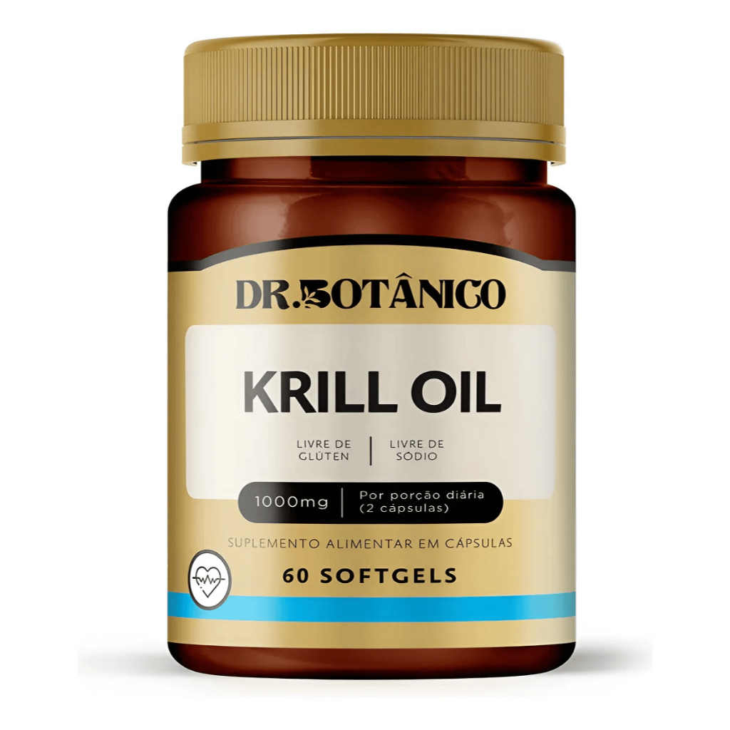 krill Oil 1000mg 60 softgels Dr Botânico