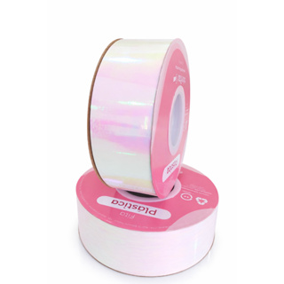 Fita Plástica 32mm X 50m Nacarada Fruta Cor Para Laço em Oferta na Shopee