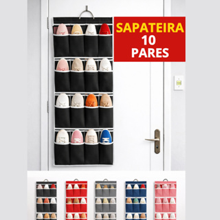 Sapateira de Porta Parede Divisórias Individuais Organizador de Sapatos Tênis  Sandália 10 Pares TNT em Oferta na Shopee