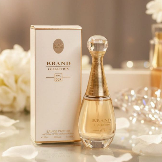 Brand Collection 007 Perfume Feminino Fragrância 25 ML Duradouro Exclusivo Original
